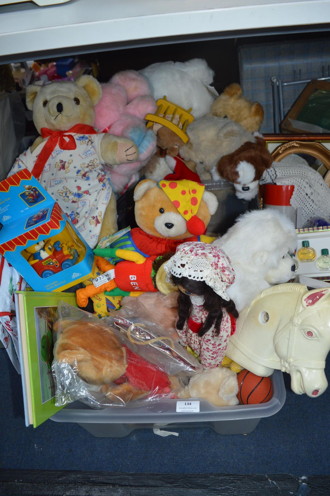 Large Tub of Soft Toys, Dolls, Teddies, etc.