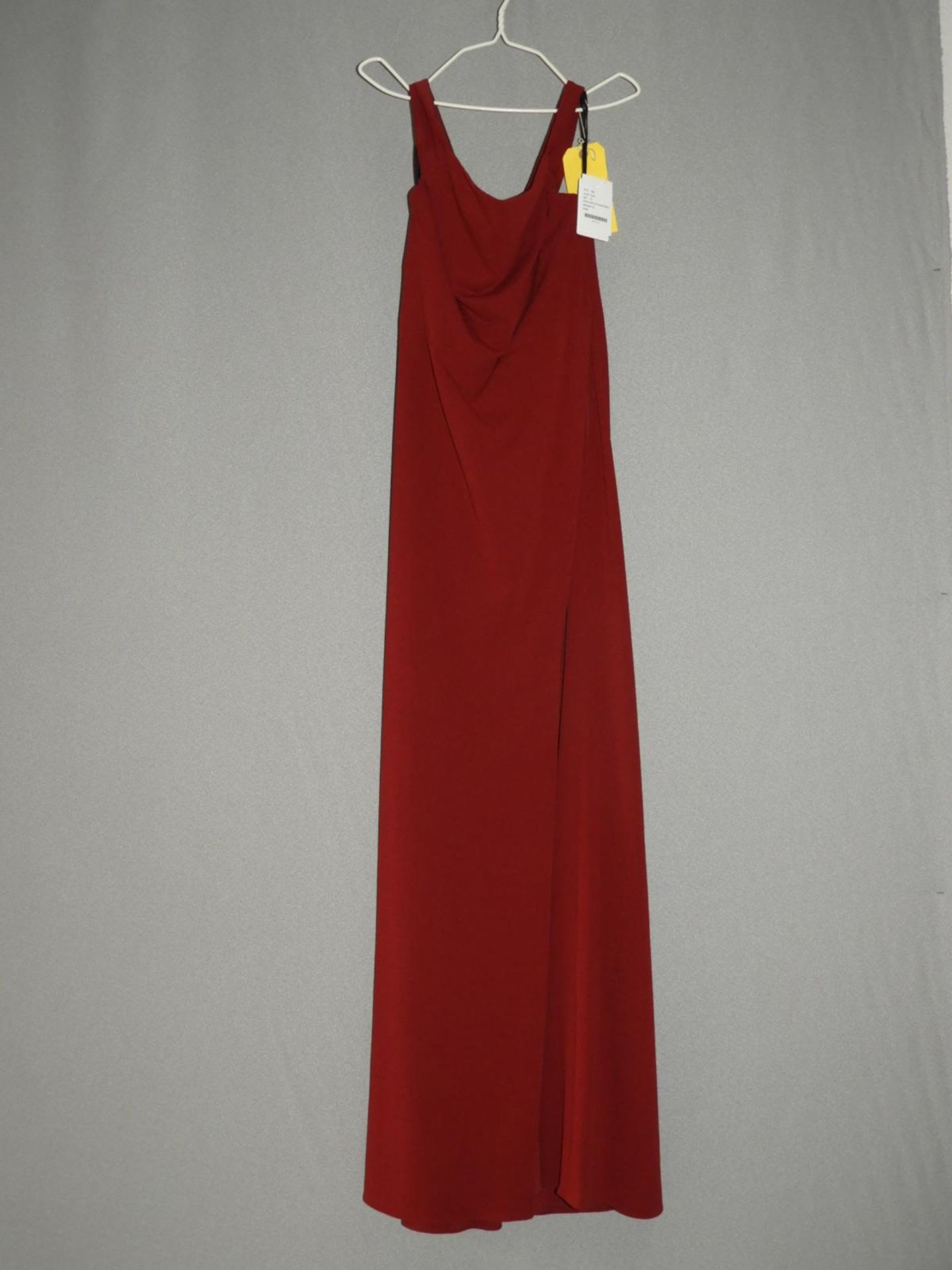 *Size: Medium Burgundy Bridesmaid Dress by After Six (290/8106)