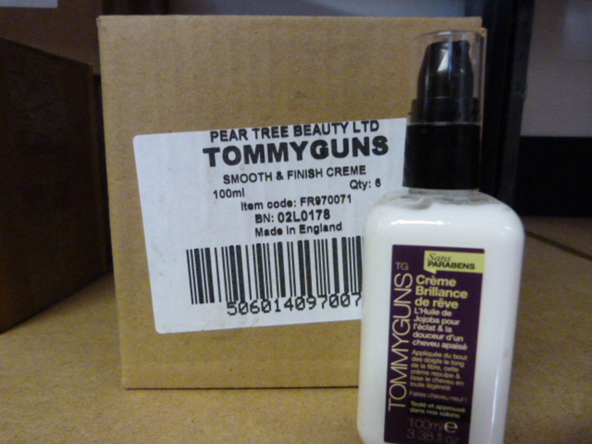 Six 100ml Tins of Tommyguns Smooth & Finishing Creme