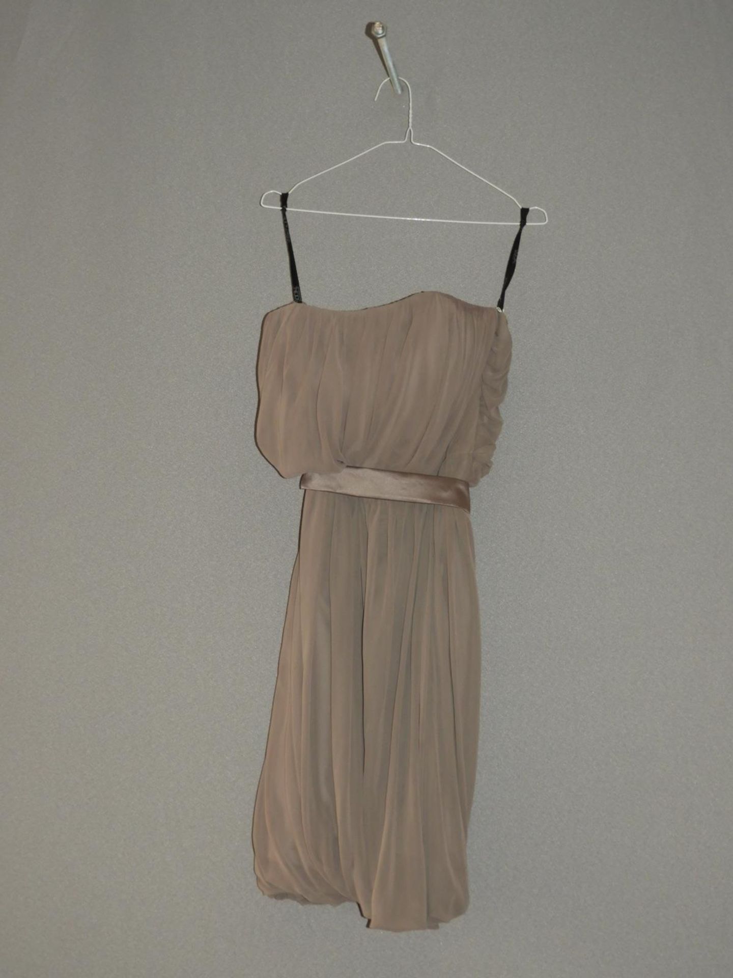 *Size: 10 Mocha Bridesmaid Dress by Social (1016/8106)