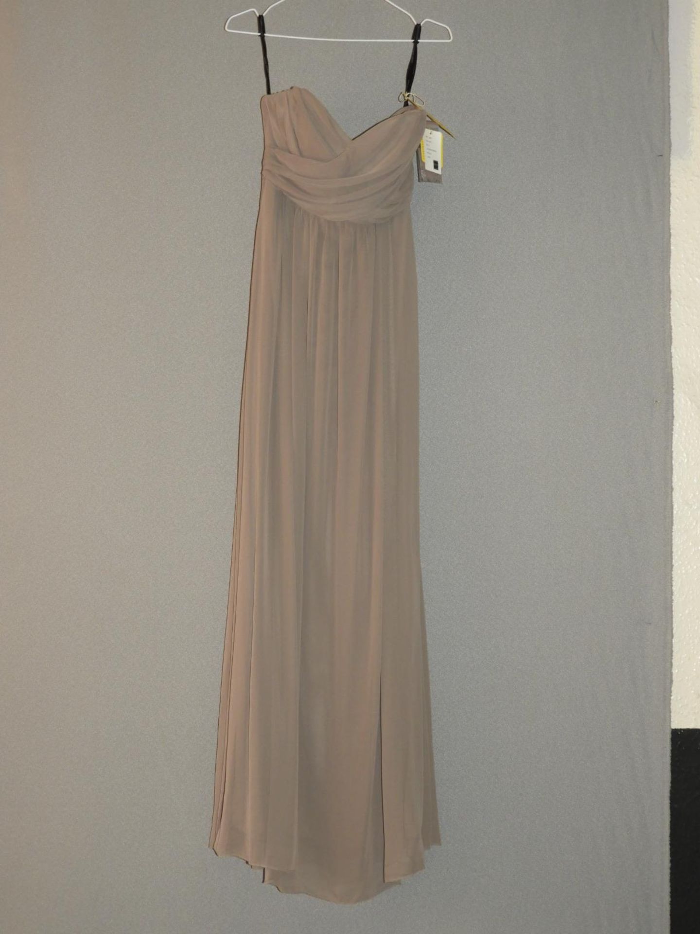 *Size: 10 Light Brown Bridesmaid Dress by Dessy Collection (257/8106)
