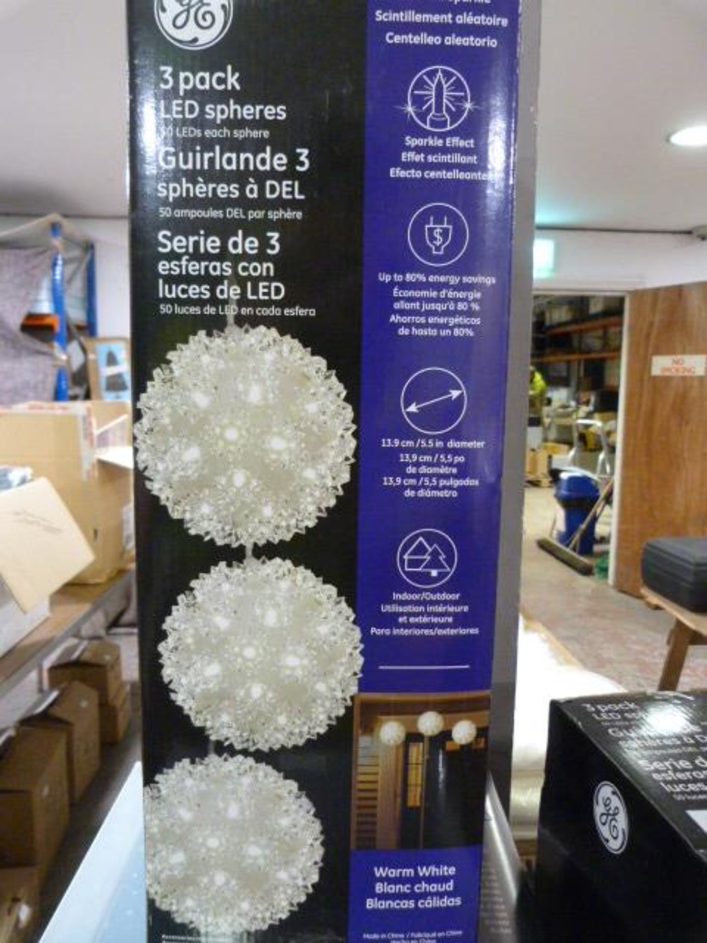 *LED Spheres 3pk