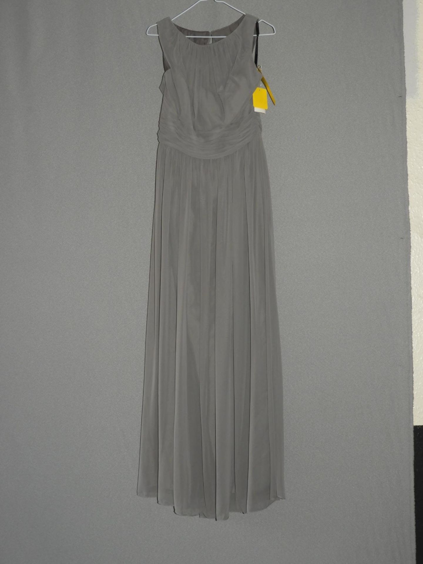 *Size: 14 Charcoal/Grey Bridesmaid Dress by Dessy Collection (181/8106)