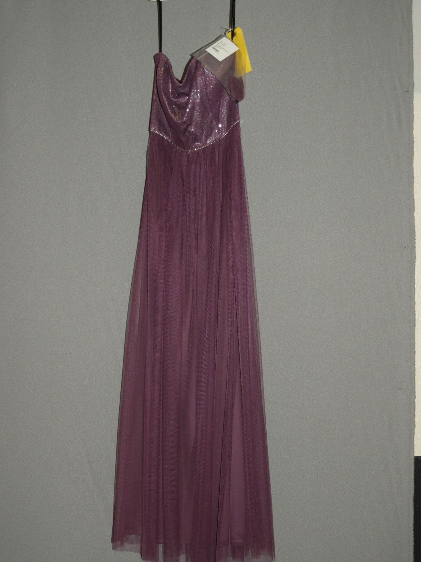 *Size: 10 Dark Purple Bridesmaid Dress by Dessy Collection (268/8106)