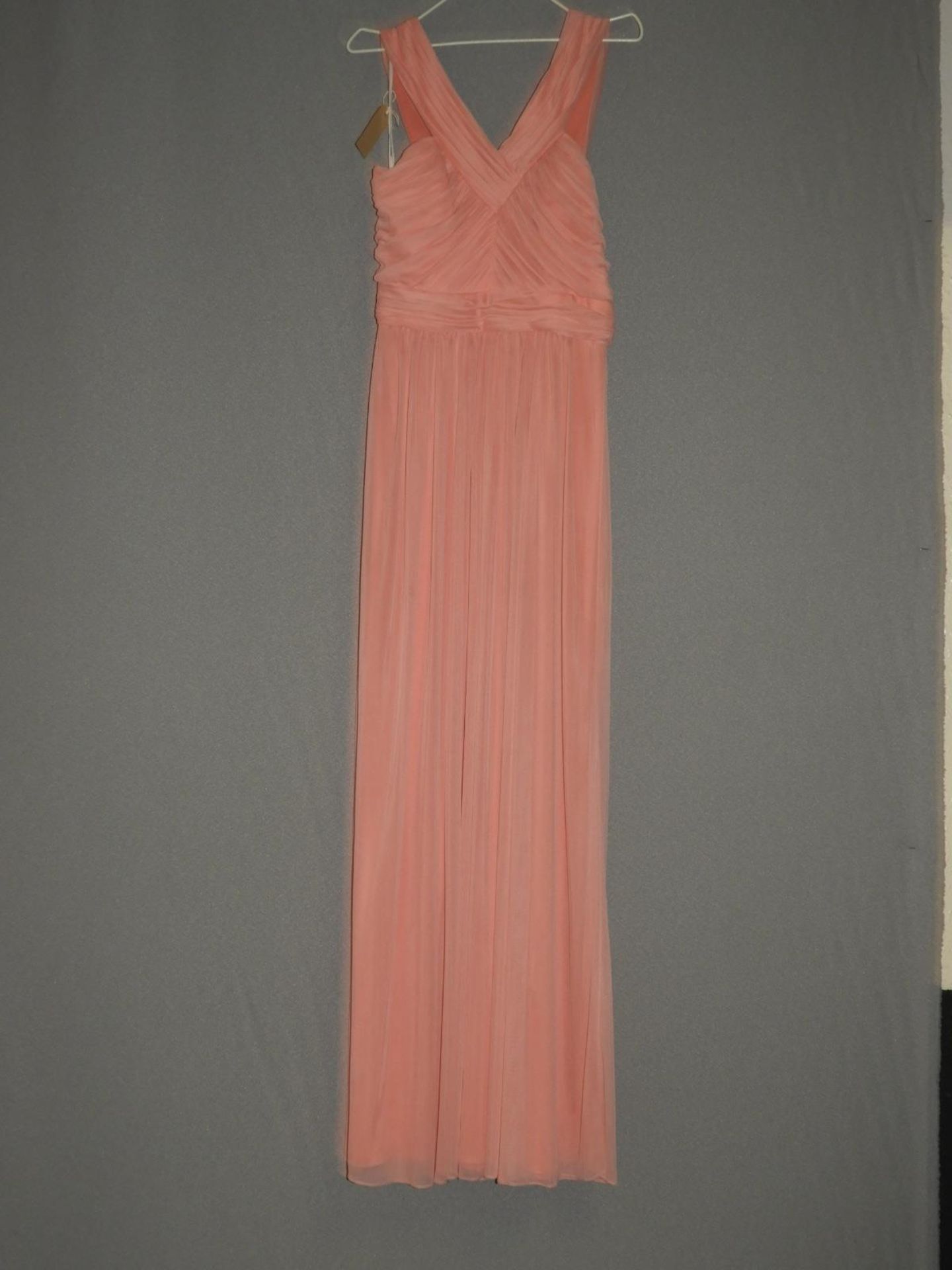 *Size: 10 Apricot Bridesmaid Dress by Alfred Sung (715/8106)