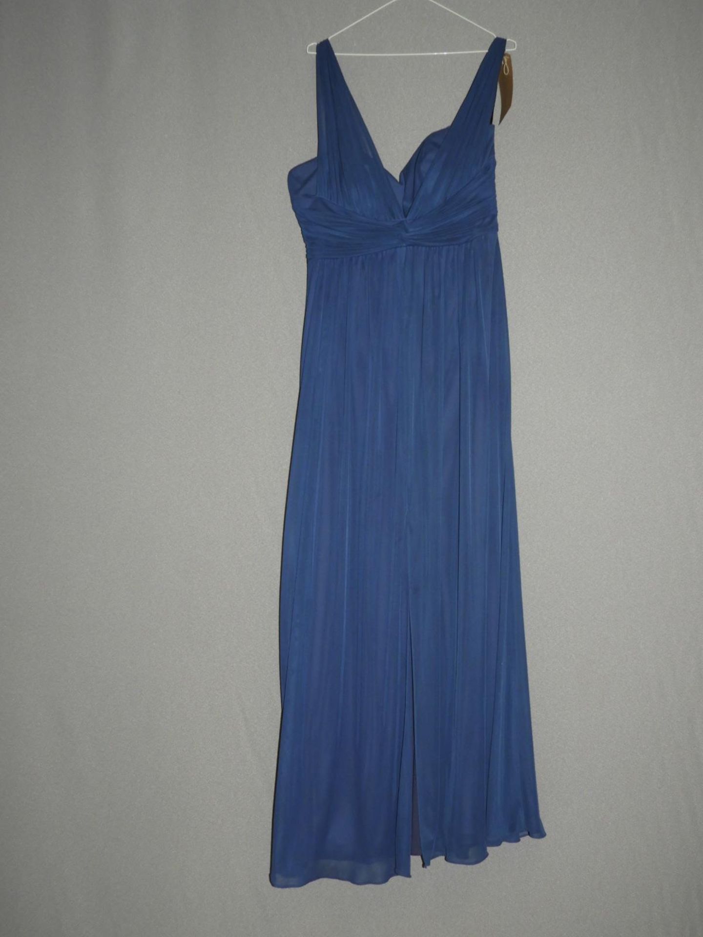 *Size: 14 Sophia Blue Bridesmaid Dress by Alfred Sung (597/8106)