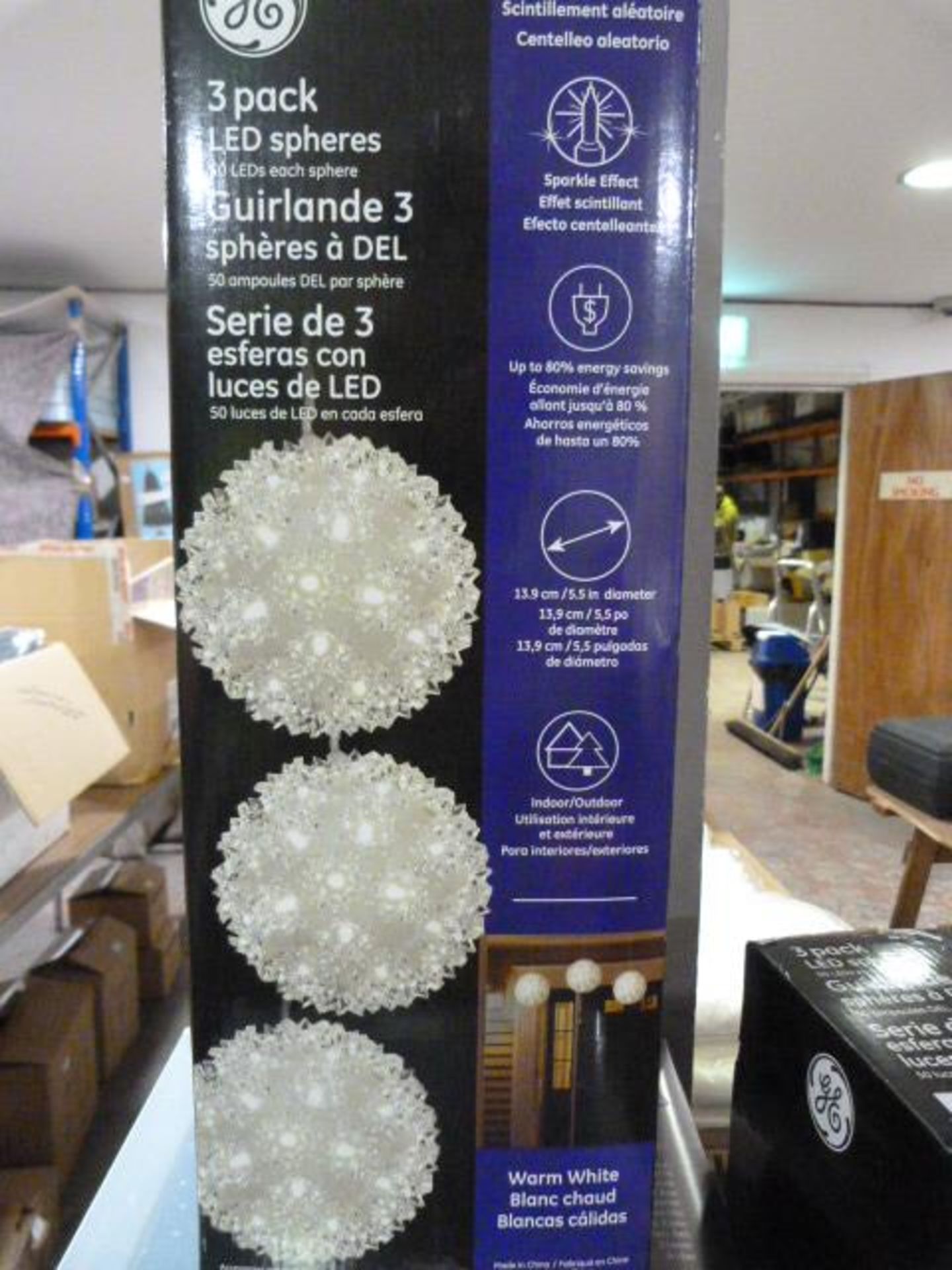 *LED Spheres 3pk