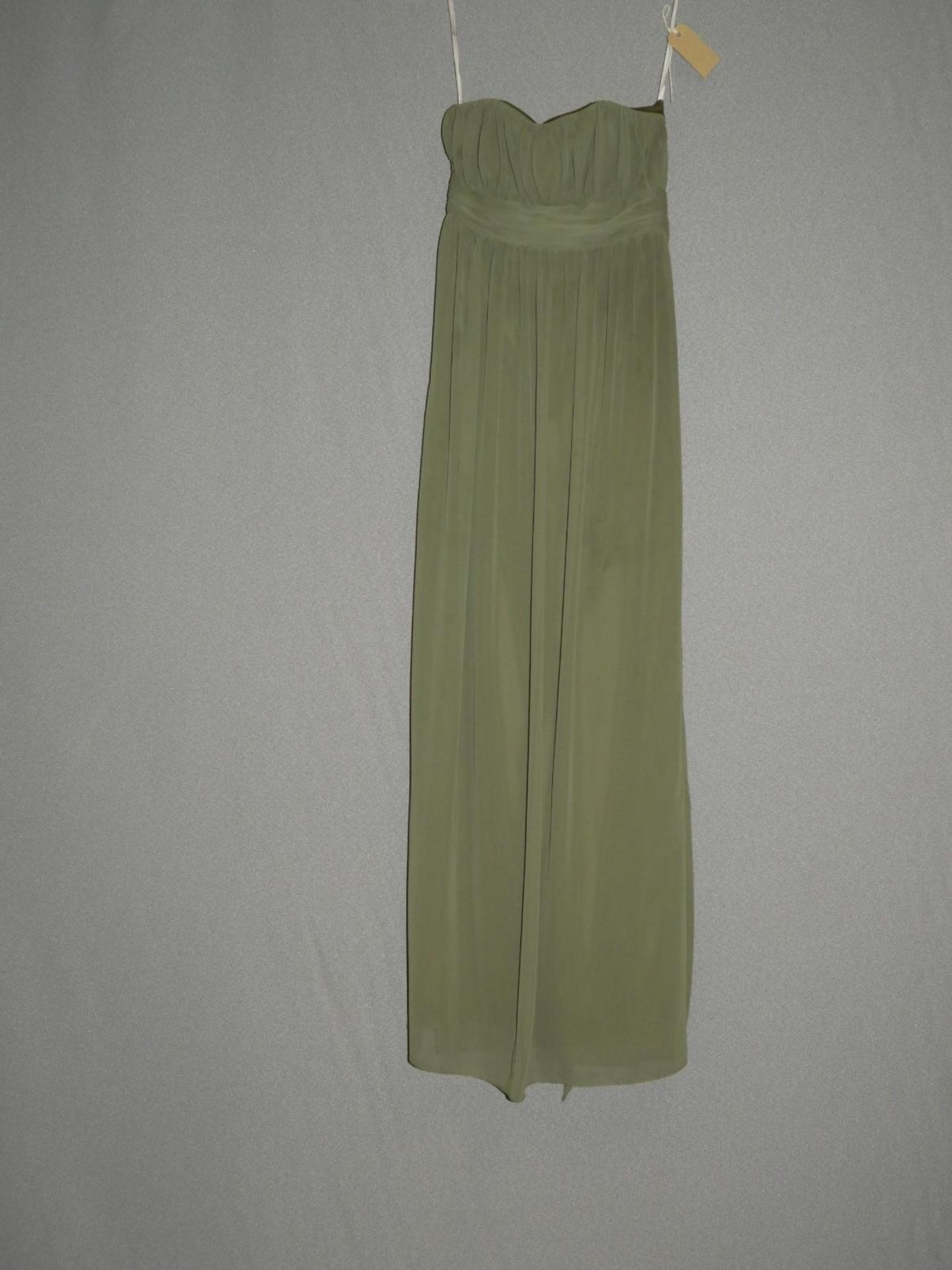 *Size: 10 Moss Bridesmaid Dress by Dessy Girl (676/8106)