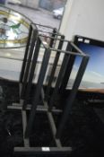 Pair of Metal Speaker Stands