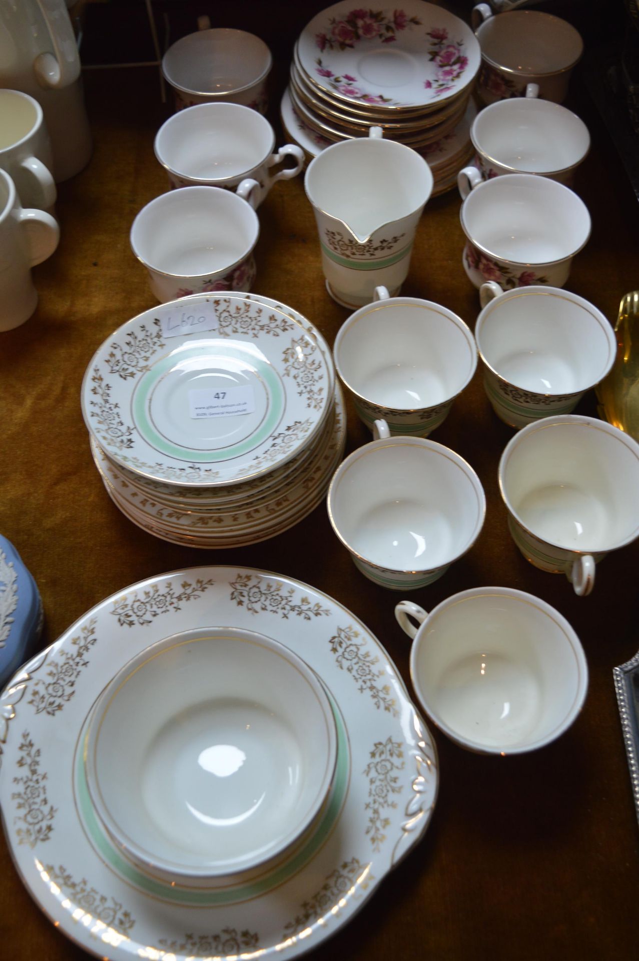 Two Part Tea Sets; Royal Kent, etc