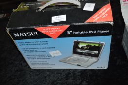 Matsui 8" Portable DVD Player
