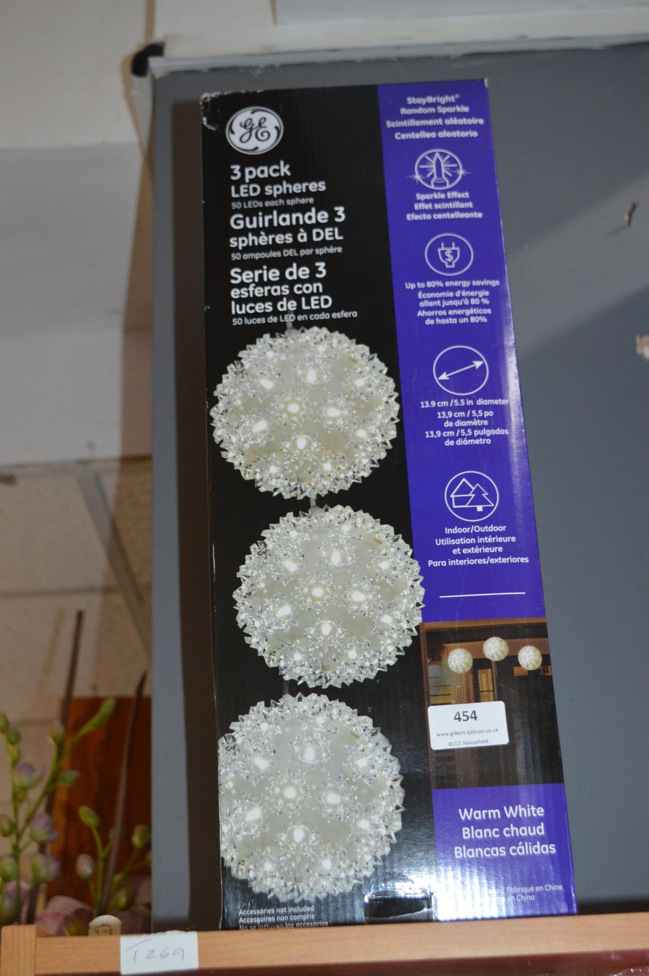 *LED Illuminated Spheres 3pk