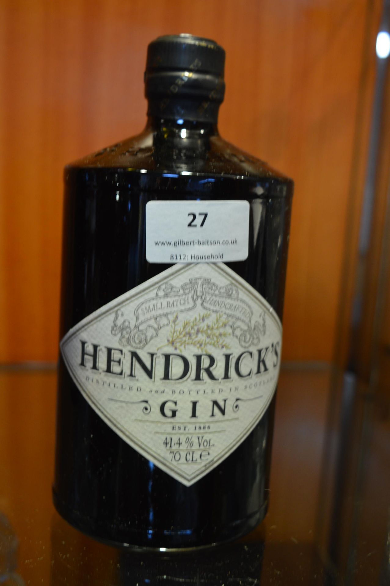 70cl Hendricks Gin