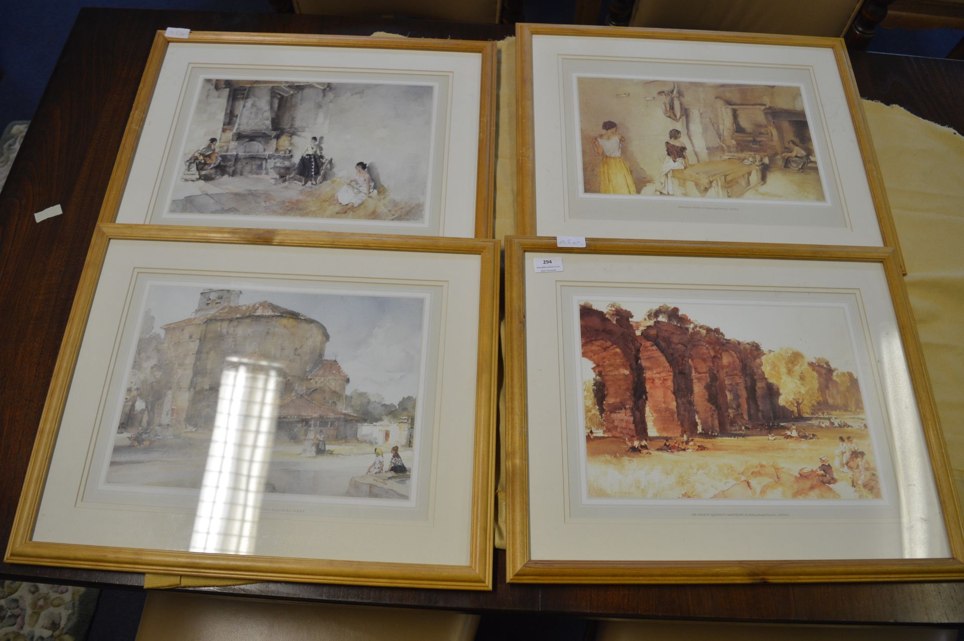 Set of Four William Russell Flint Prints