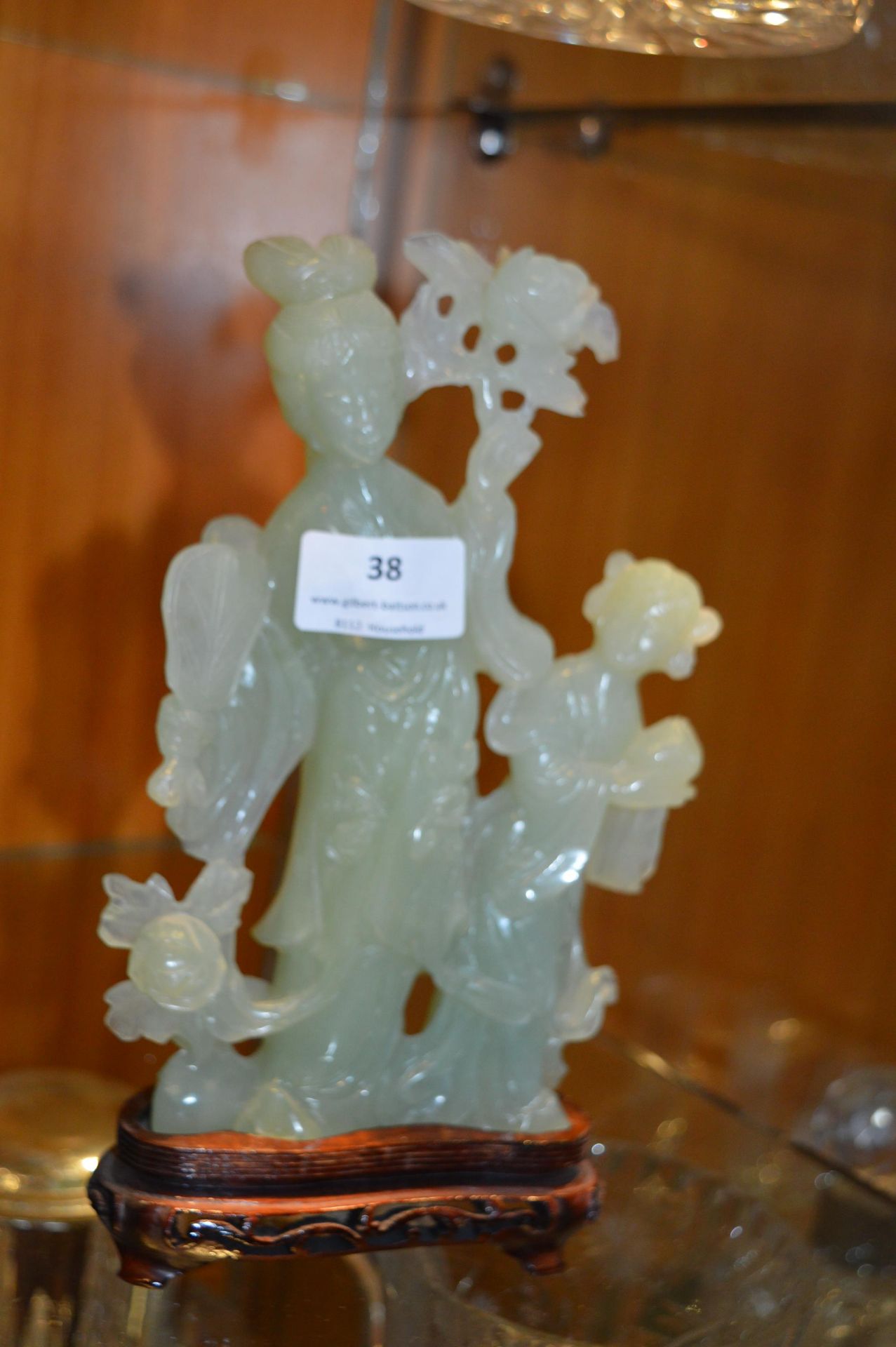 Chinese Jade Figurine - Mother & Child