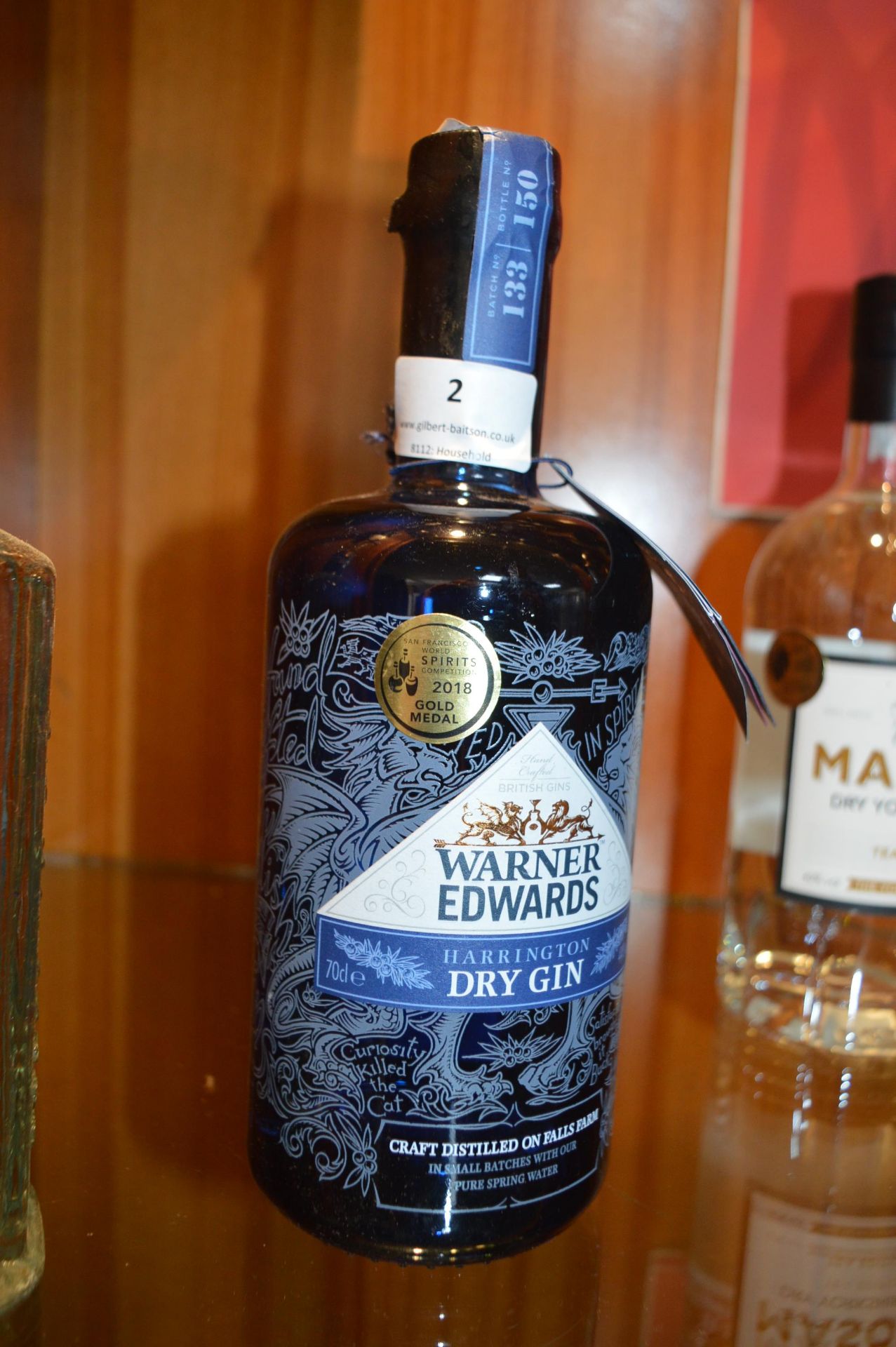 70cl Warner Edwards Harrington Dry Gin