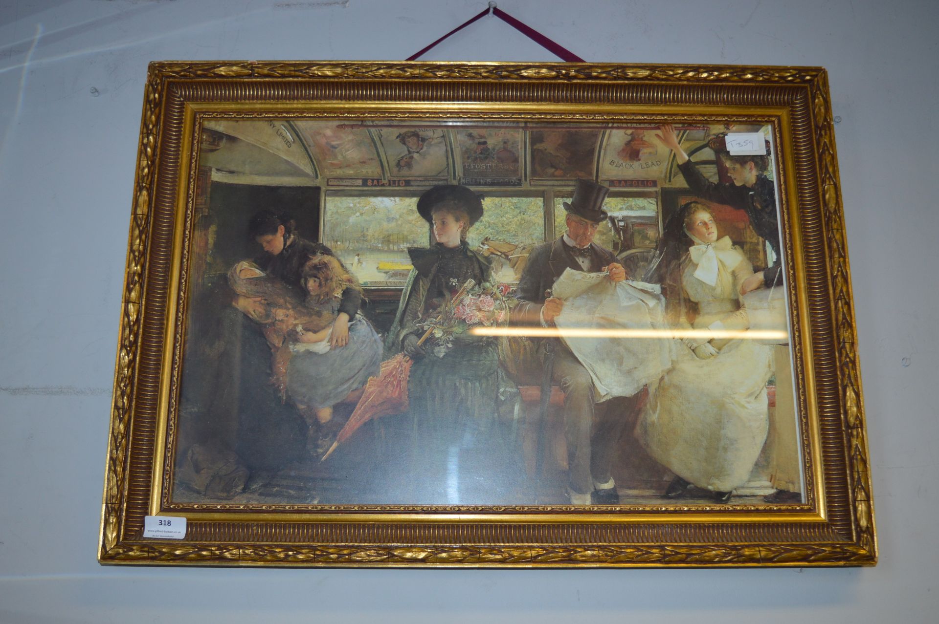 Gilt Framed Edwardian Style Print