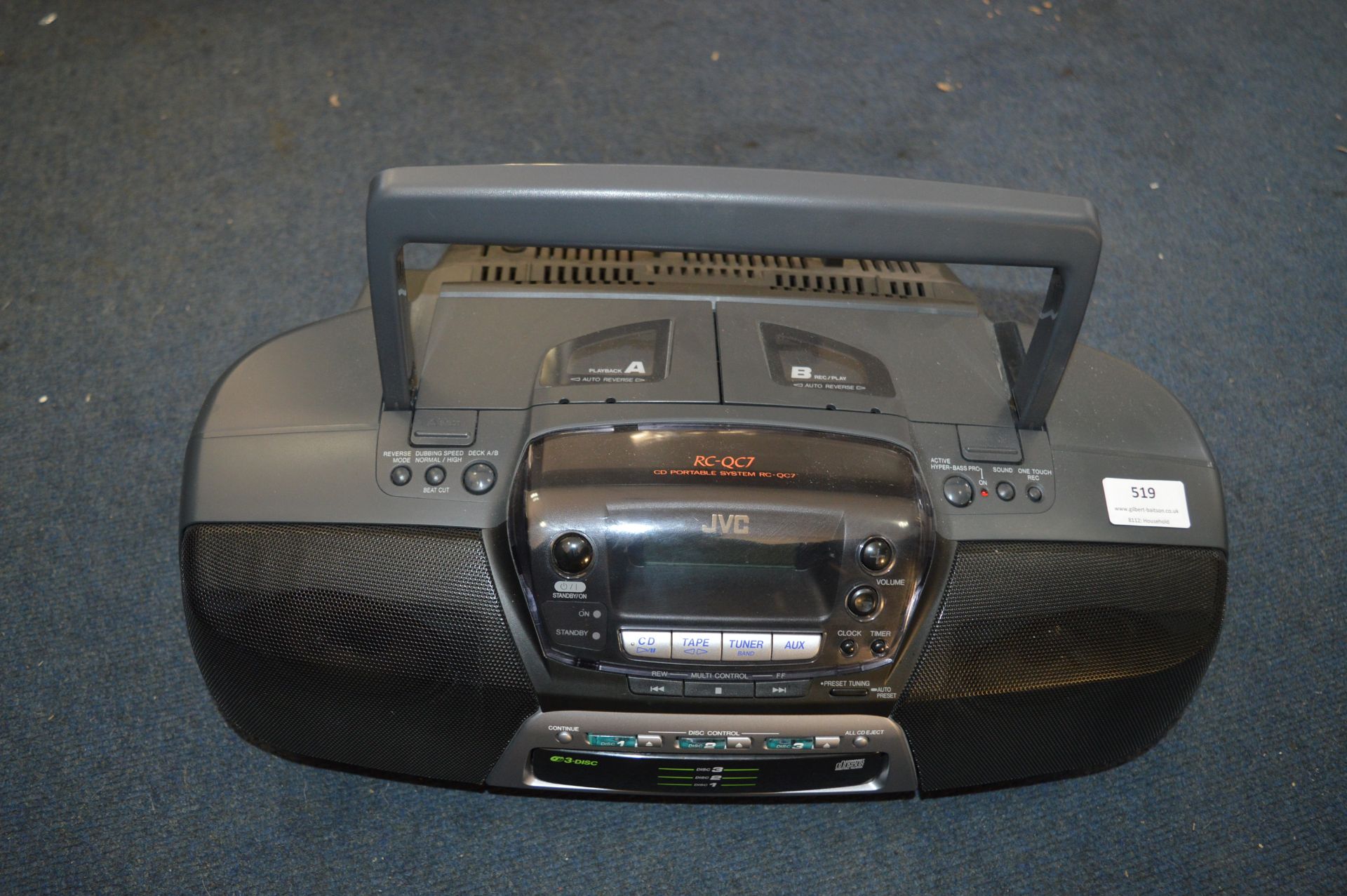 JVC Ghetto Blaster with CD Player