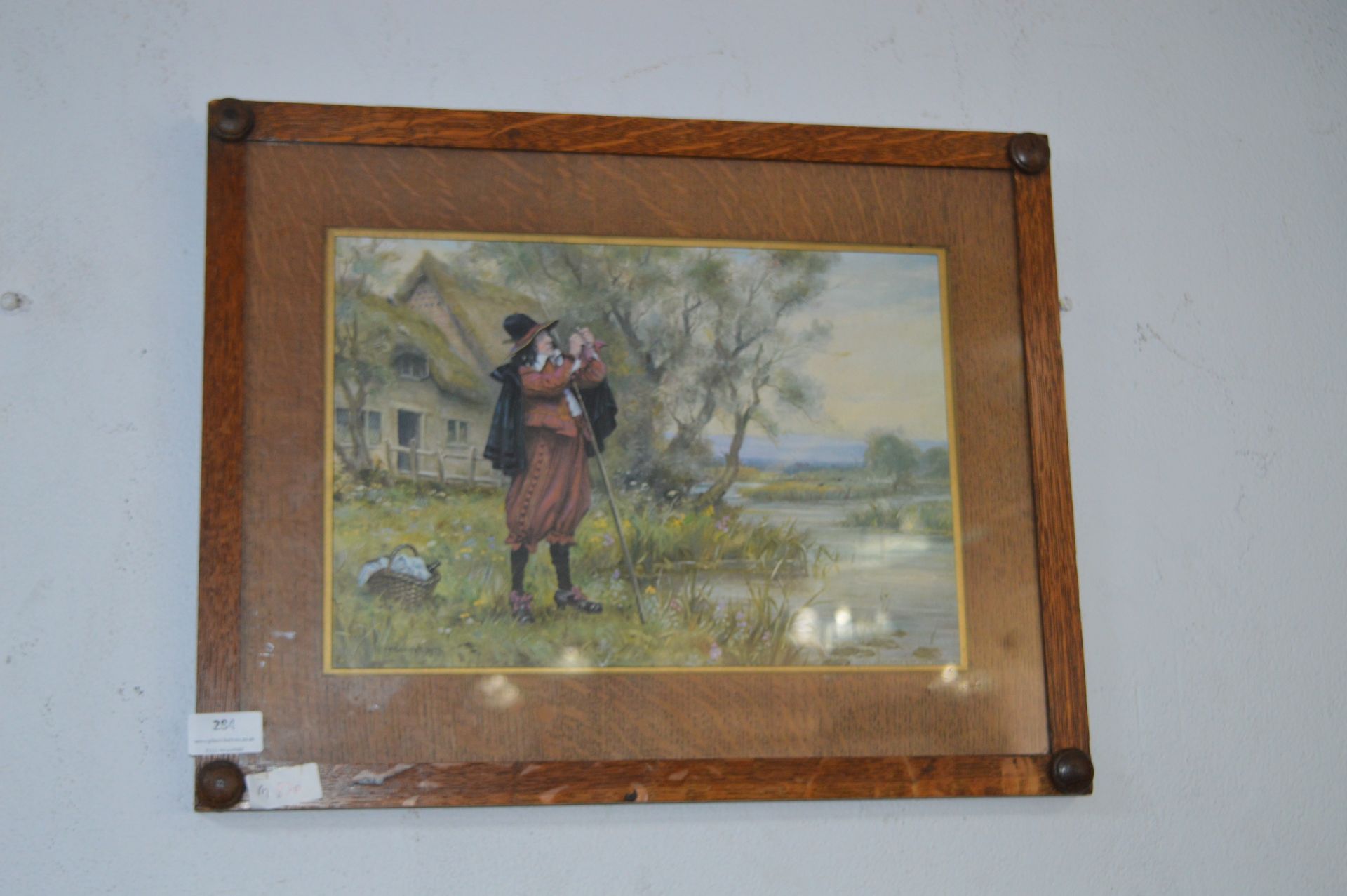 Oak Framed Print by Louis Wolf & Co