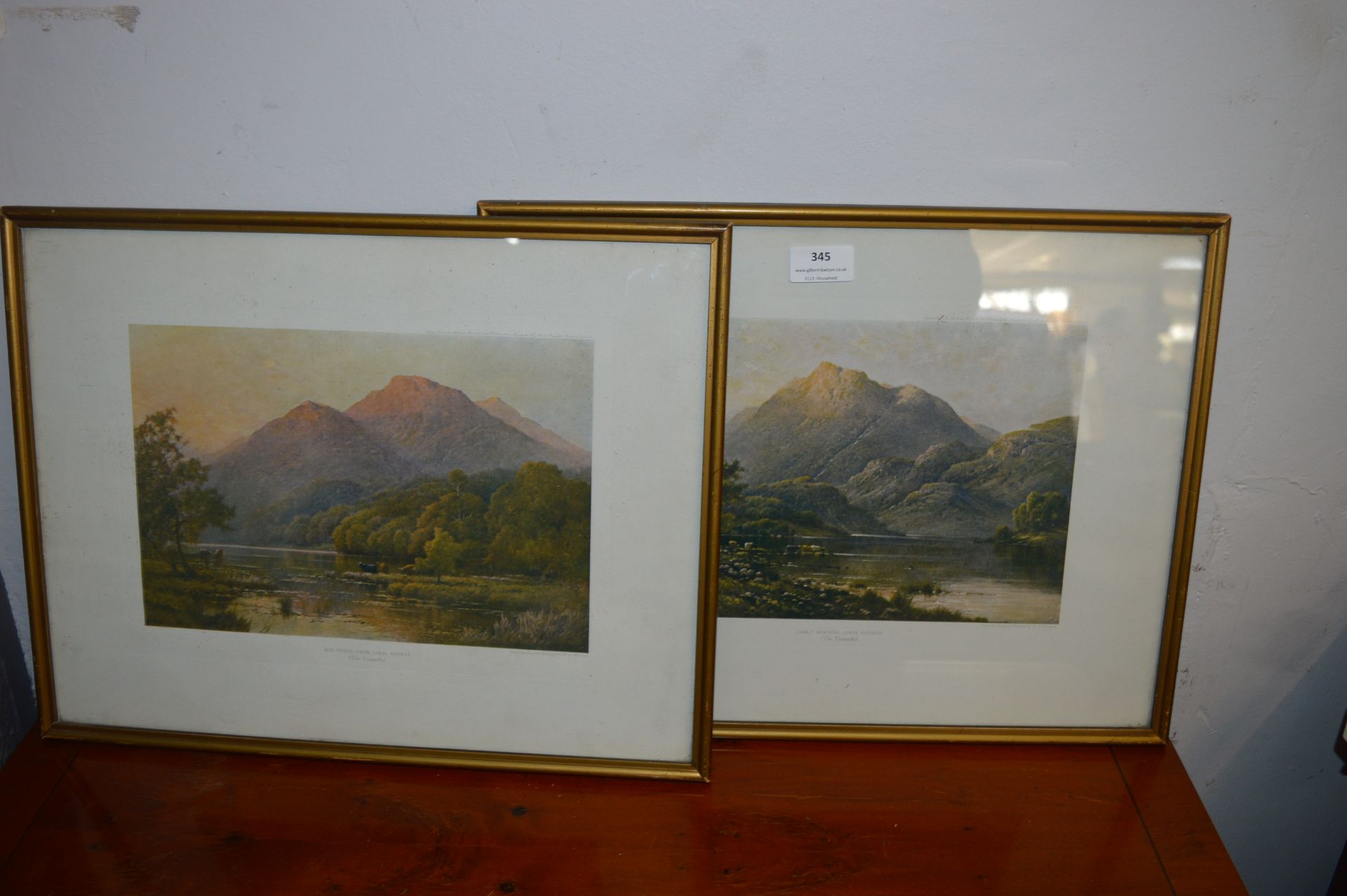 Pair of Gilt Framed Prints - Highland Scenes