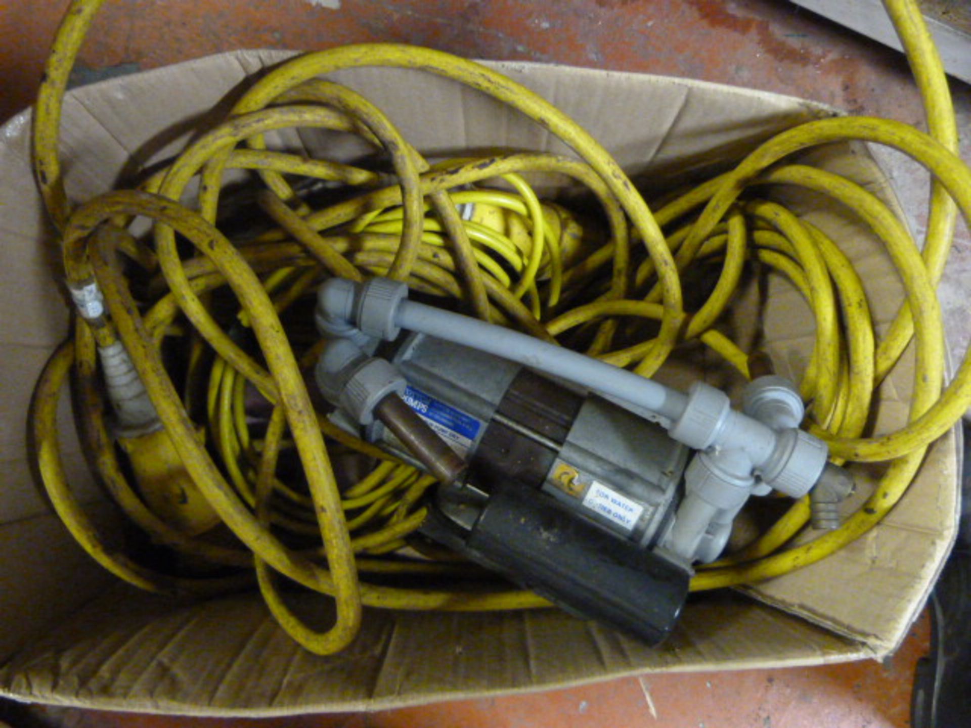 *Water Pump and a Length of Industrial Cable