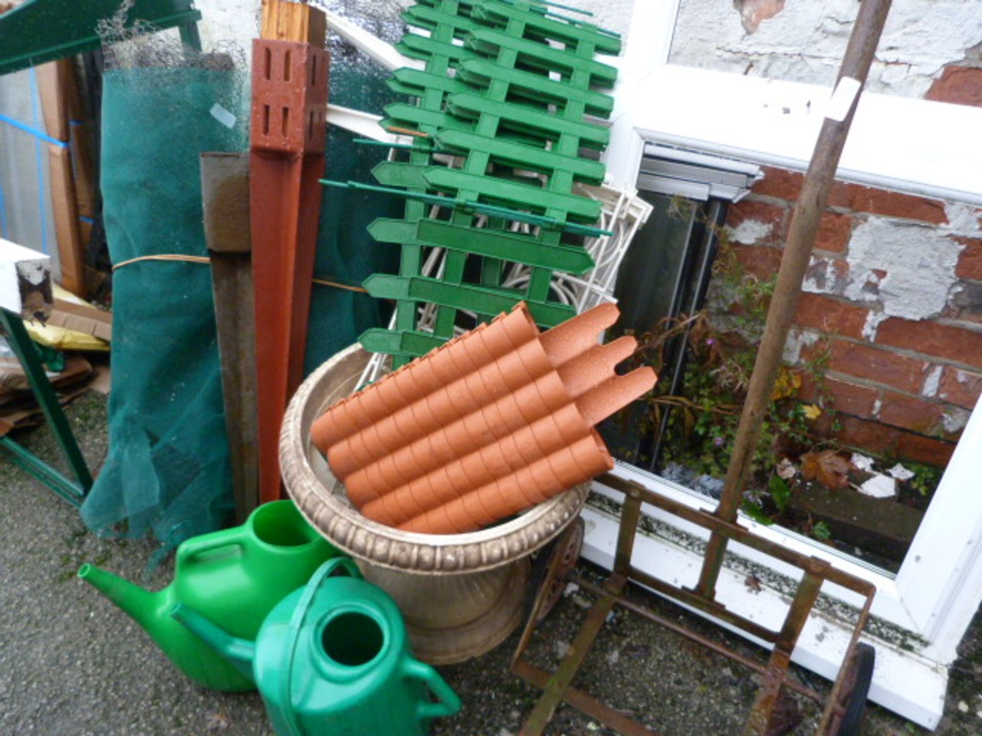 Job Lot of Garden Accessories Including Wire Mesh,