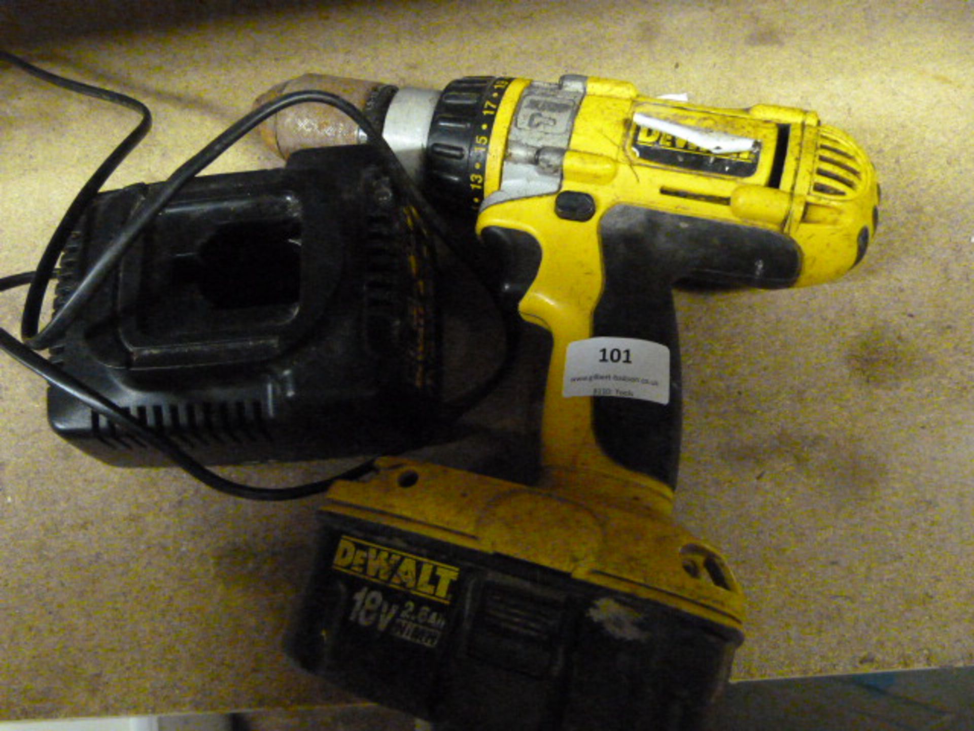 Dewalt Drill with Battery & Charger