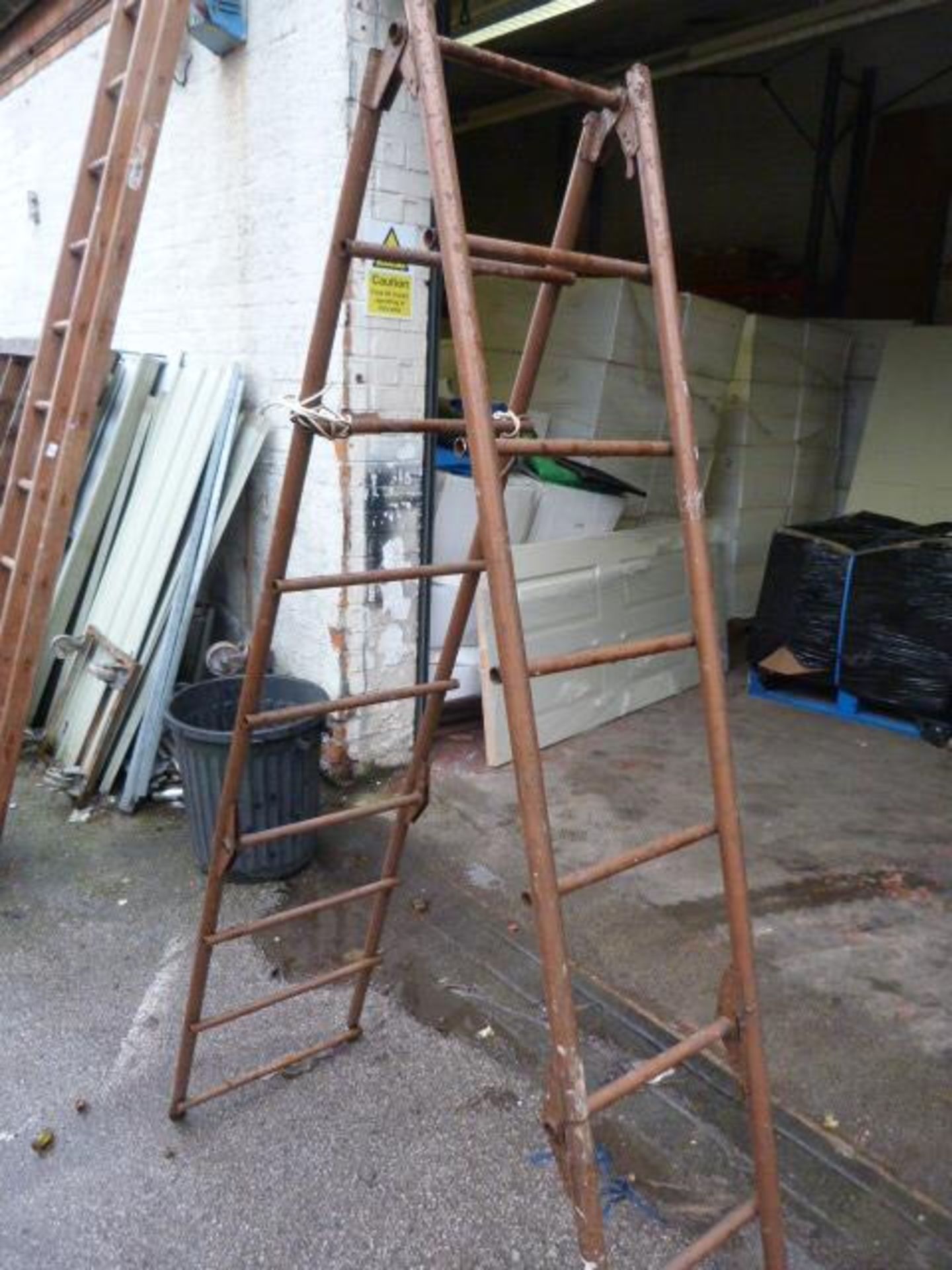 Metal Framed Ladder