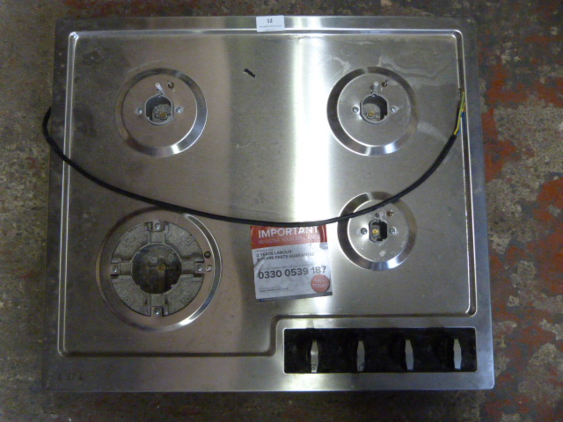 *Four Ring Gas Hob (Missing Parts)