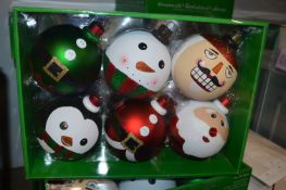 *C.G. Hunter Christmas Baubles 6pk