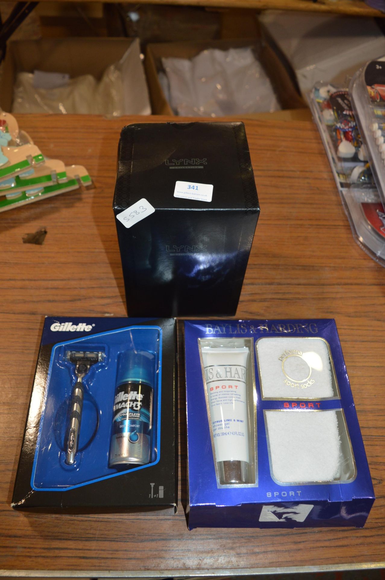 *Lynx, Baylis & Harding "Sport", and a Gillette Gi