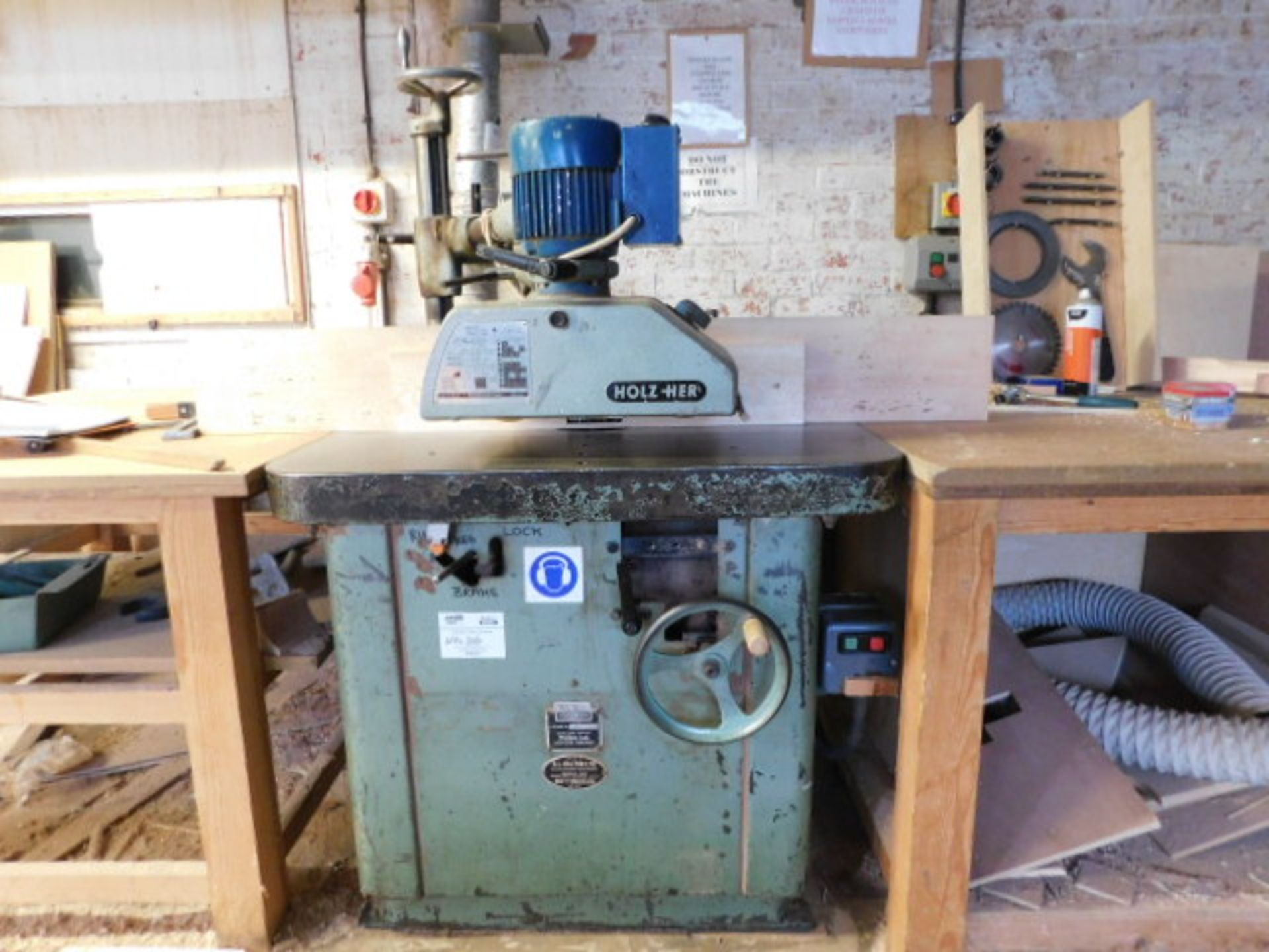 *Wadkin Ber3 Braked Spindle Moulder 1968 Ser No 68193 With Holzher 1117 Feed