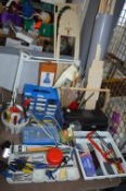 Model Boat Making Equipment; Tools, Brushes, etc.