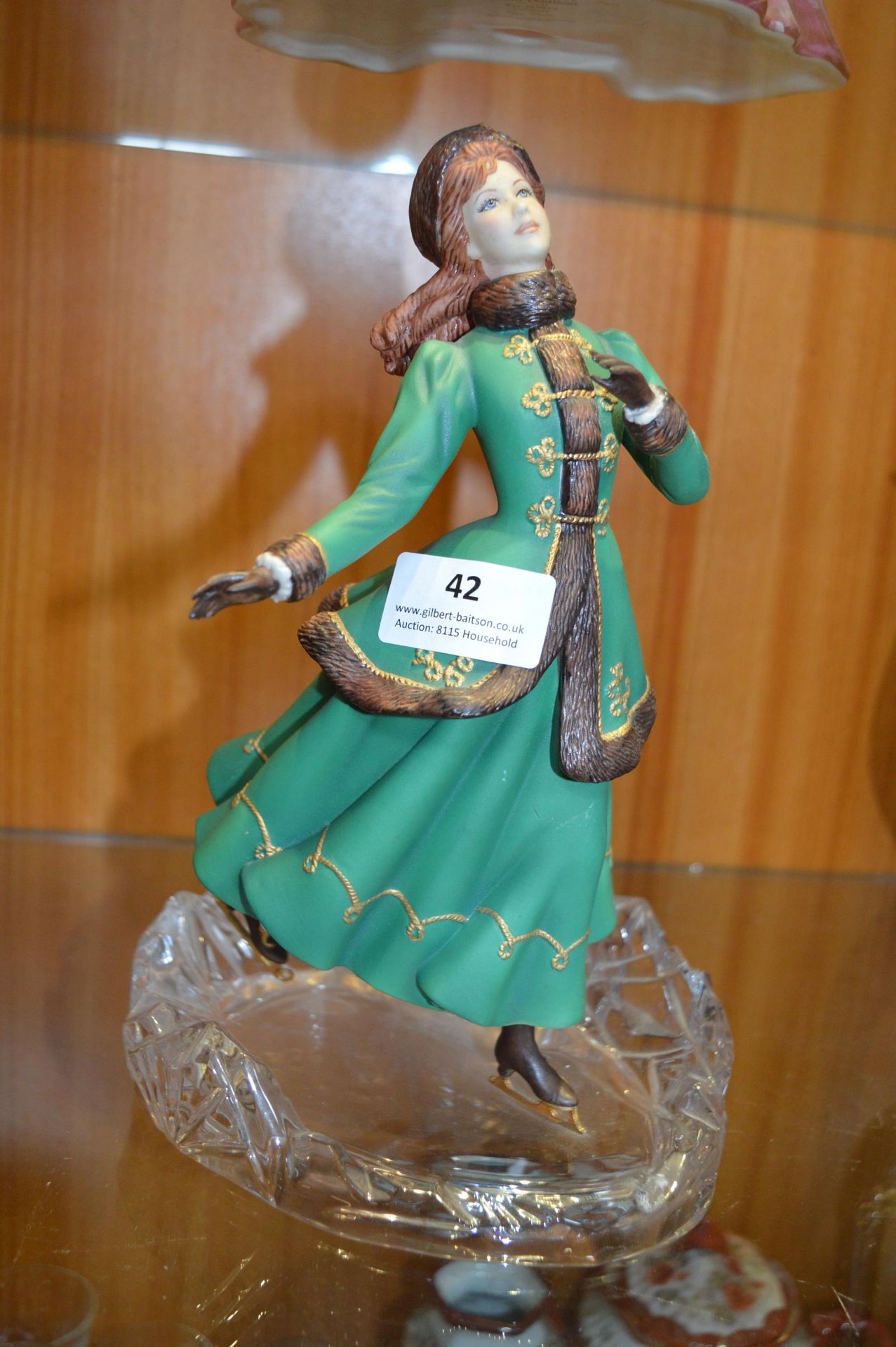 Ice Skating Lady Figurine