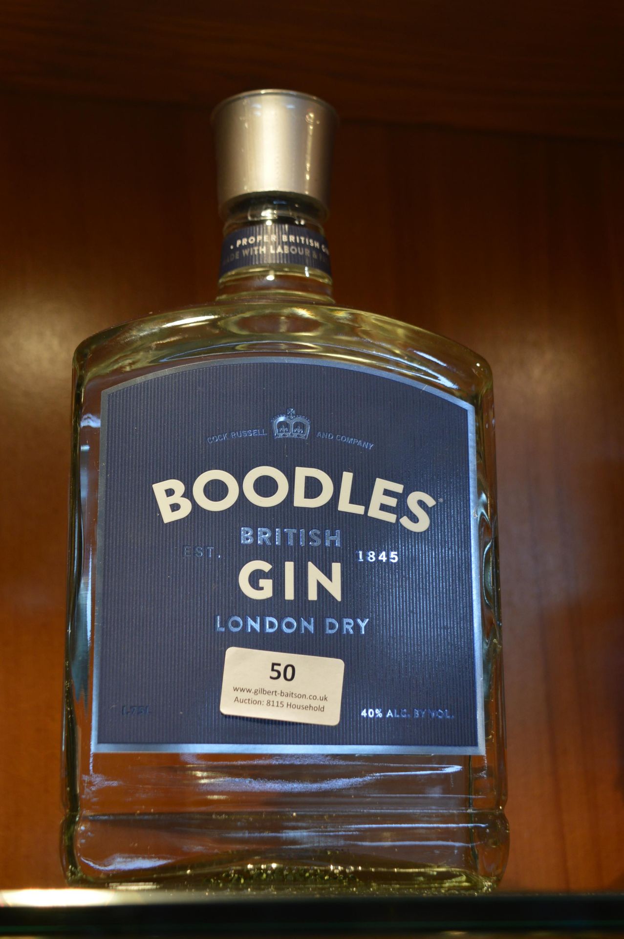 Boodles British London Dry Gin 1.75L