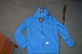 *Lyle & Scott Junior Dep Cobalt Hoodie Size: 14-15