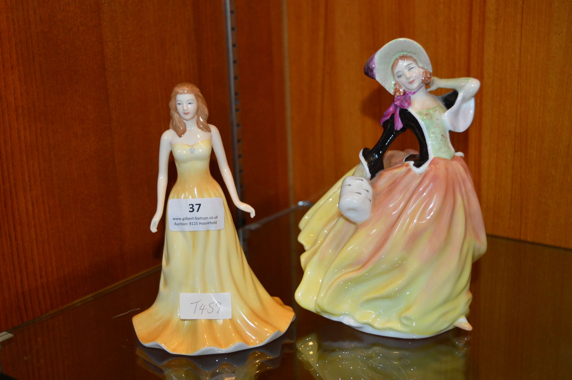 Two Royal Doulton Figurines - October Opal and Aut