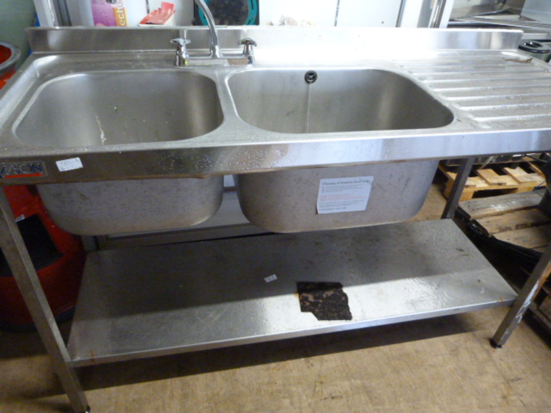 *Stainless Steel Double Sink