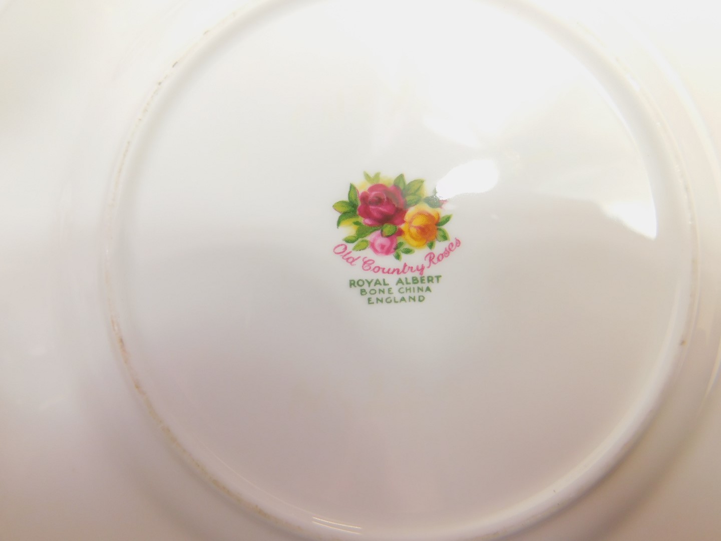 A Royal Albert porcelain part dinner and tea service decorated in the Old Country Roses pattern, - Image 2 of 2