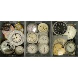 A large quantity of battery operated wall clocks. (3 boxes)Provenance: This timepiece formed part of