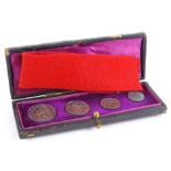 A Maundy 1902 four coin set, boxed.