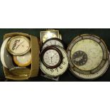 A large quantity of novelty battery operated wall clocks, mainly in vintage style etc.Provenance: