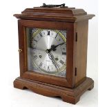 A German mahogany mantel clock in George III style, with brass movement, 32cm H.Provenance: This