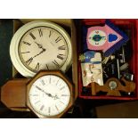 A large quantity of mainly battery operated novelty clocks, to include one carved in the form of a
