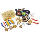 A WWI medal group, comprising of a Campaign medal, Victory medal and 1914-15 Star, each similarly