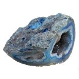 A section of blue quartz, 9cm W.