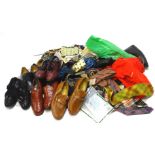 A large quantity of mens shoes, to include Bally brogue's etc. (2 boxes)