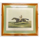 After F C Turner. The Baron (racehorse), engraved by Mackrell, coloured lithograph, 52cm x 63cm,