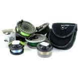 Various fishing reels and spools, to include Condex etc.