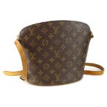 A Louis Vuitton monogram canvas bag.